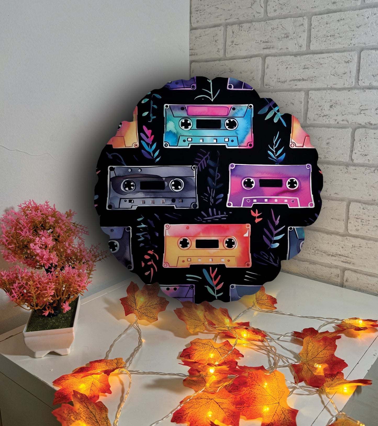 Oreiller rond - cassettes