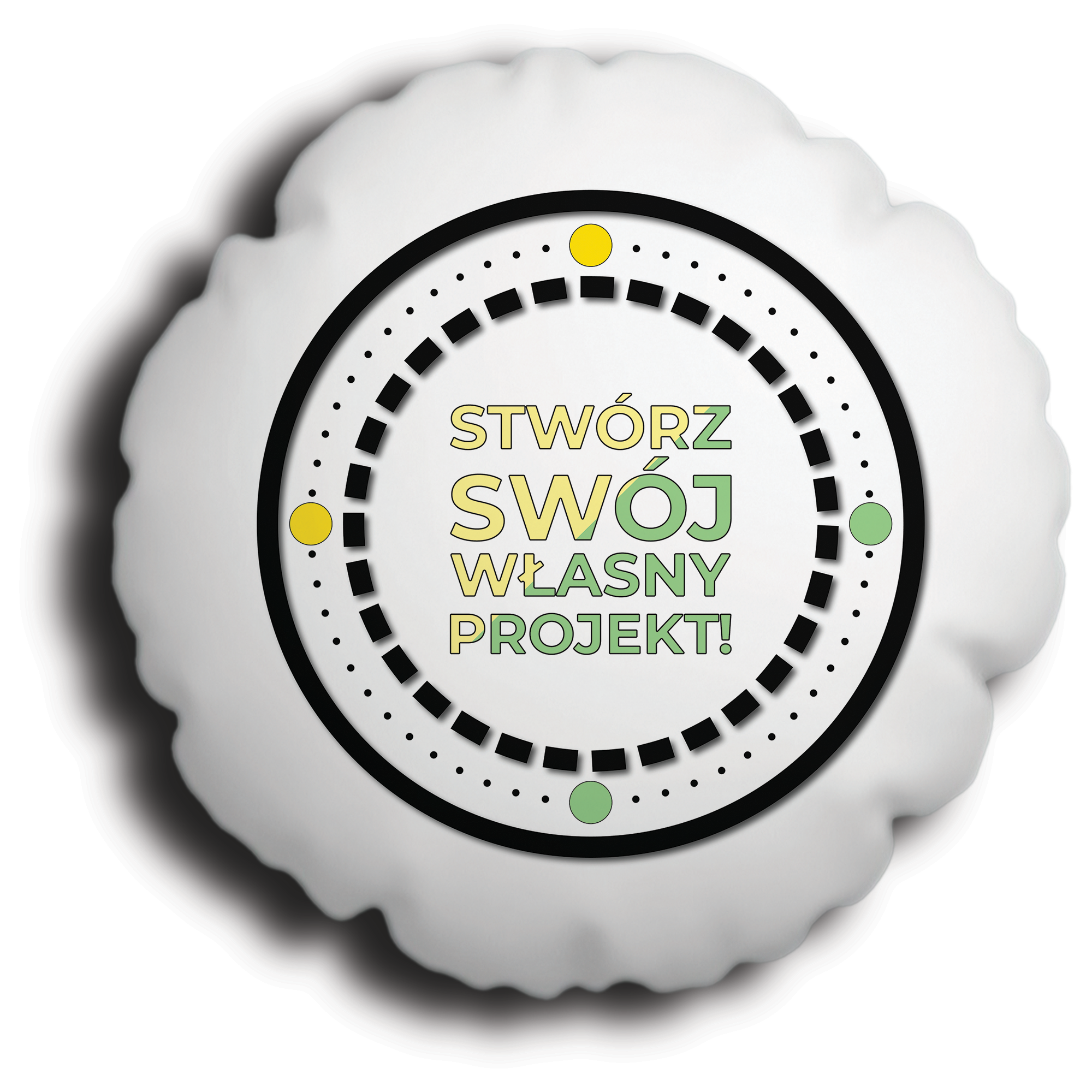Poduszka personalizowana okrągła