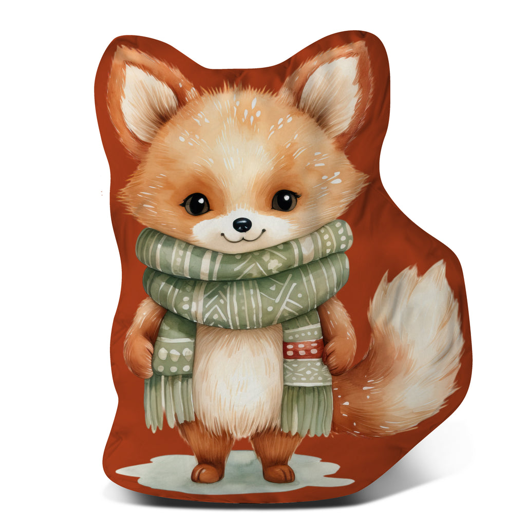 Pillow - Cuddly Fox in a Scarf