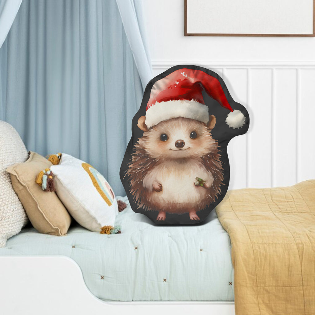 Pillow - Winter Hedgehog cuddly toy